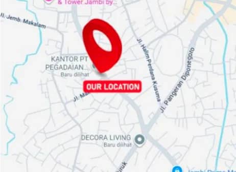Gatot Subroto — Pegadaian — Location map